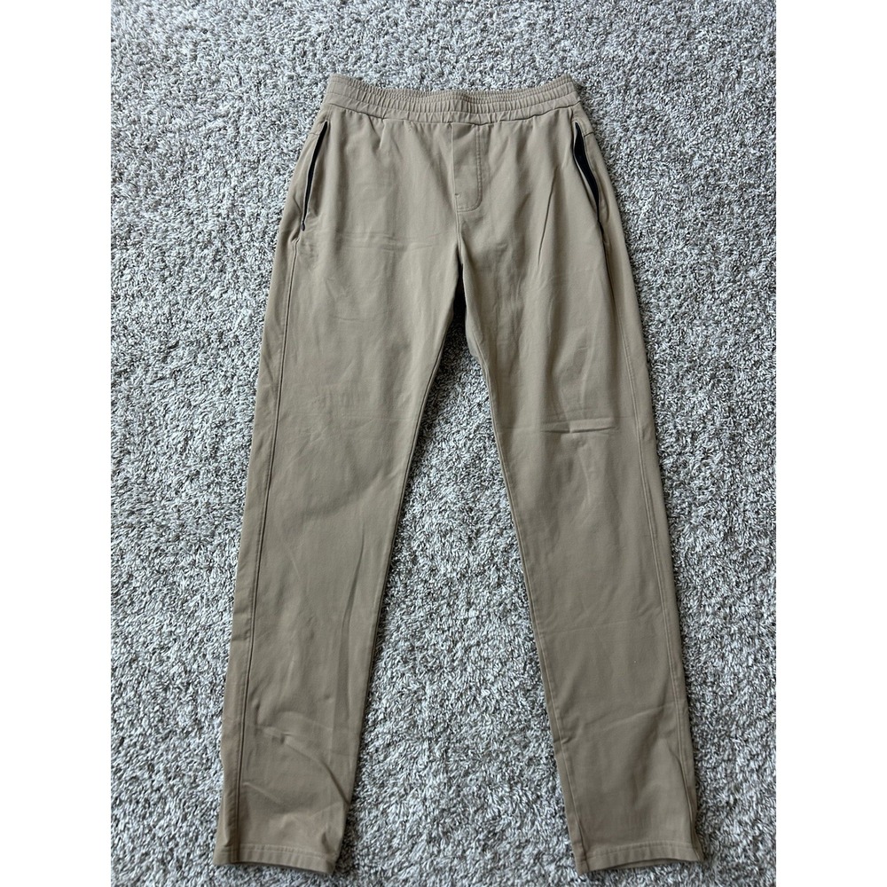 Public Rec All Day Every Gamechanger Pants Mens 34x36 Tan Beige Jogger Knit READ